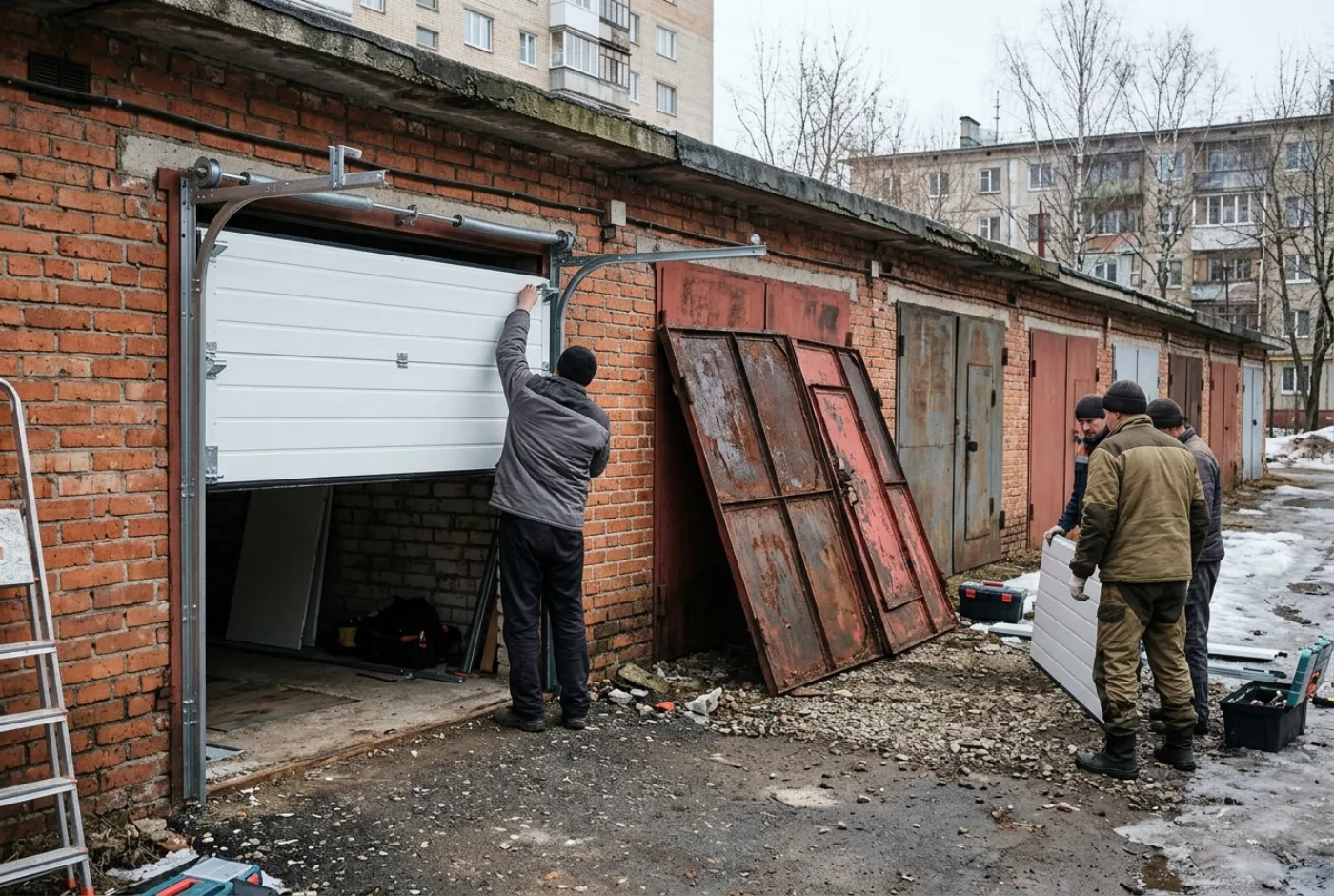 Замена гаражных ворот в Нижневартовске